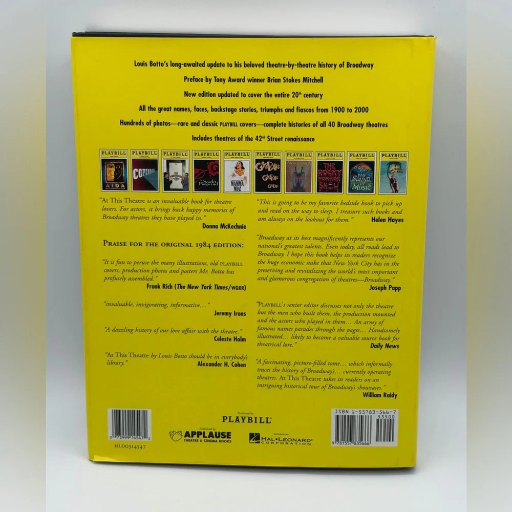 At This Theatre: 100 Years of Broadway Shows, Stories and Stars by Louis Botto